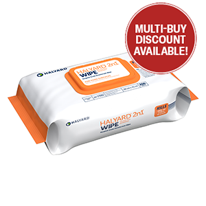 Halyard Isowipe 2:1 Flat Pack 200 Wipes