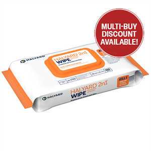 Halyard Isowipe 2:1 Flat Pack 100 Wipes
